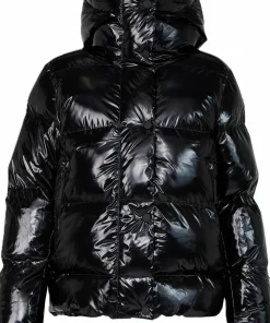 8848 Altitude Juniors' Saga Ski Jacket Black Glossy