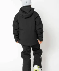 2117 of Sweden Juniors' Light Padded Ski Jacket Lauker Black