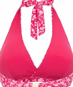 Abecita Women's Maui Halterneck Bikini Bra Pink Lady