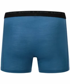 Aclima Men's LightWool 140 Boxer Blue Fusion
