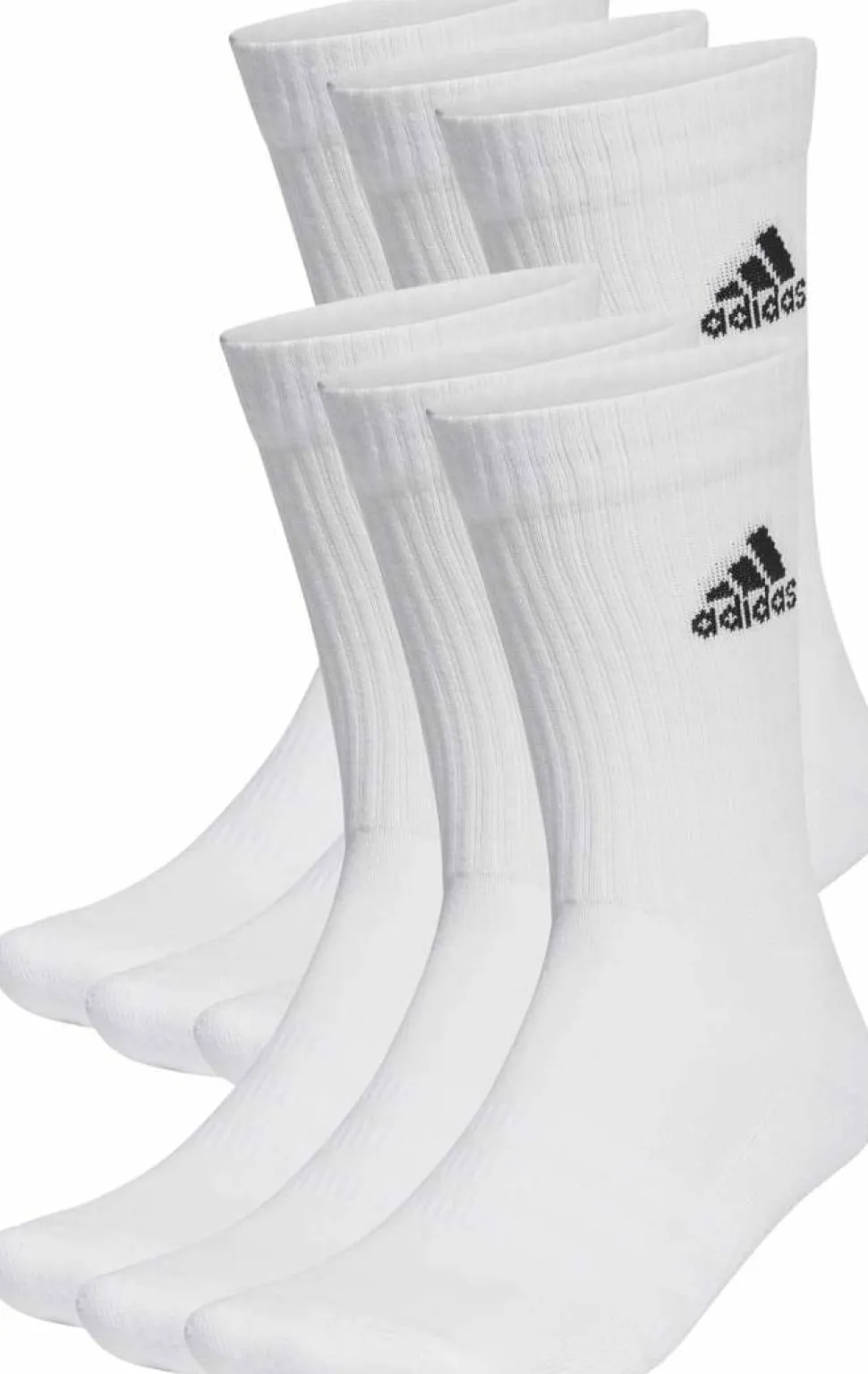 Adidas Cushioned Sportswear Crew Socks 6-pairs White/Black