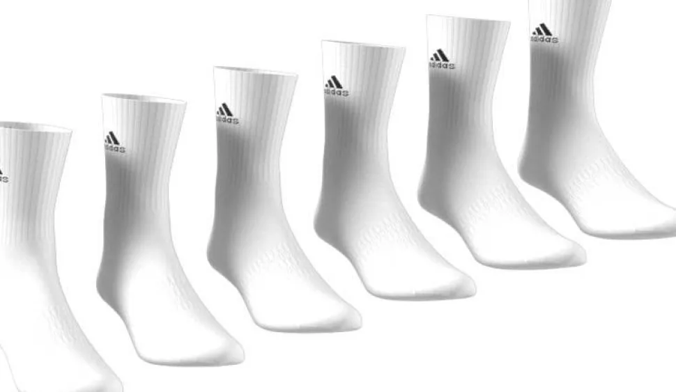Adidas Cushioned Sportswear Crew Socks 6-pairs White/Black
