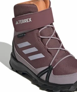 Adidas Kids' Terrex Snow Hook-and-Loop COLD.RDY Winter Skor Quicri/Sildaw/Ambtin