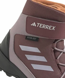 Adidas Kids' Terrex Snow Hook-and-Loop COLD.RDY Winter Skor Quicri/Sildaw/Ambtin