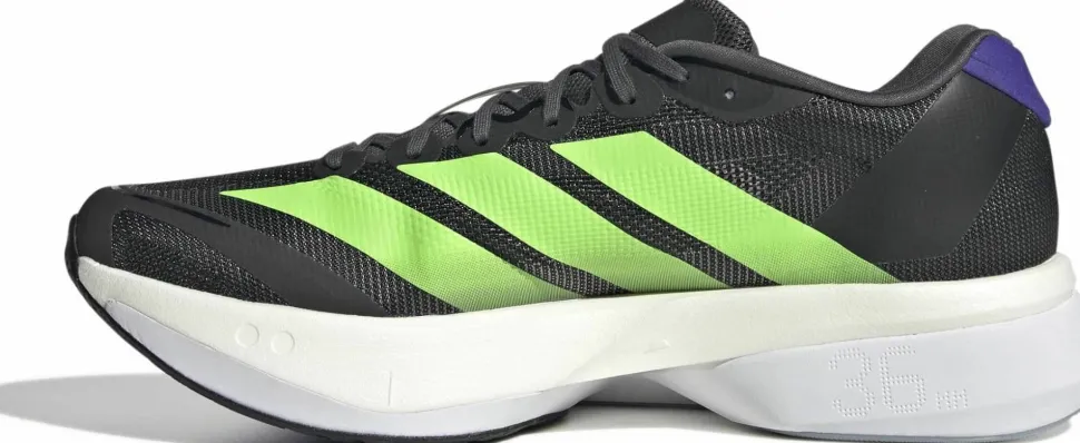 Adidas Men's Adizero Boston 13 Core Black / Lime Burst / Energy Ink
