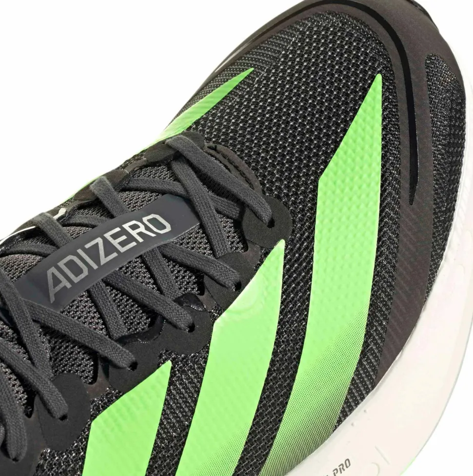 Adidas Men's Adizero Boston 13 Core Black / Lime Burst / Energy Ink