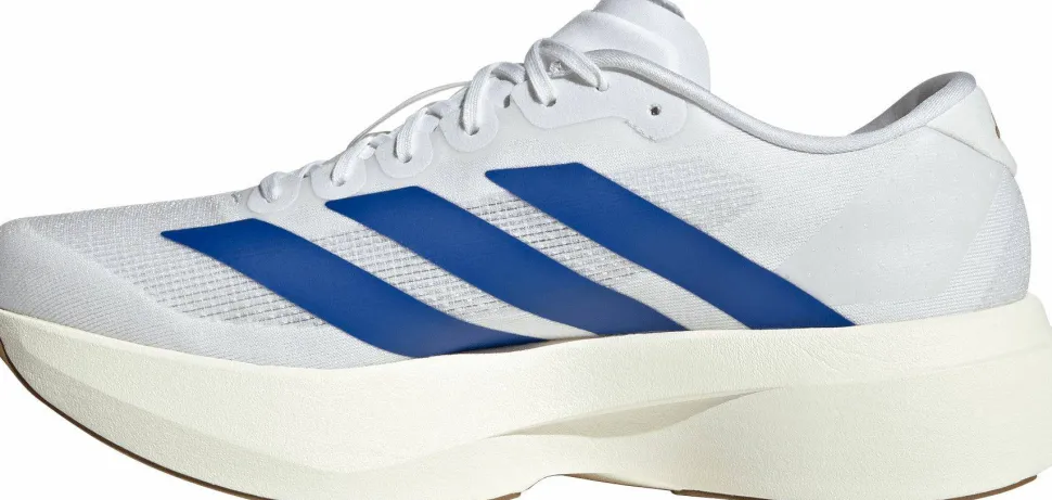 Adidas Men's Adizero Evo SL Cloud White / Royal Blue / Pure Ruby