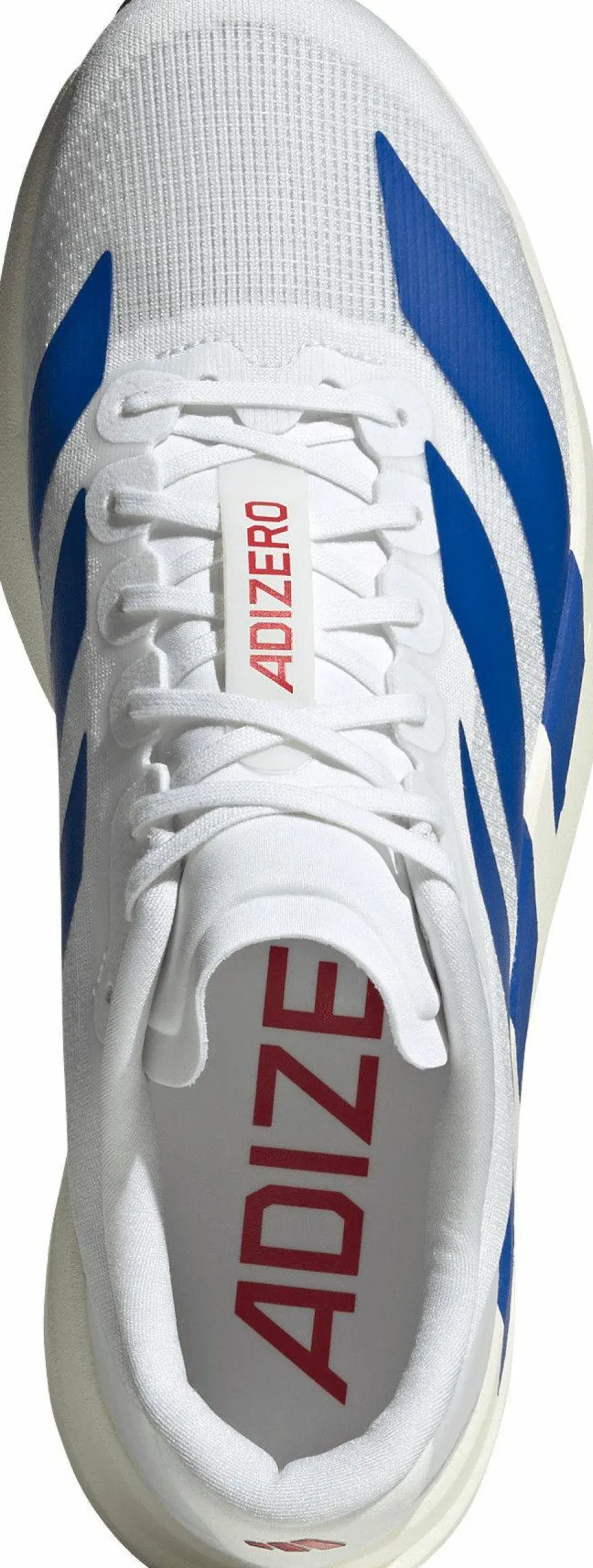Adidas Men's Adizero Evo SL Cloud White / Royal Blue / Pure Ruby