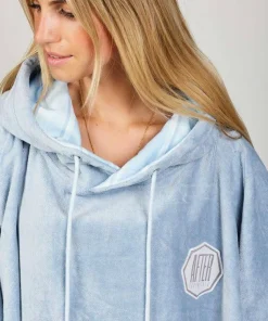 After Essentials Poncho High-End Bleached Blue
