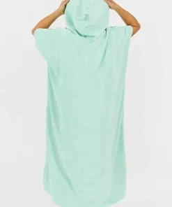 After Essentials Poncho Logo Mint