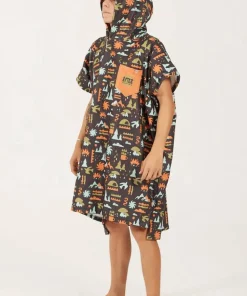 After Essentials Poncho Outdoor Trekking Black