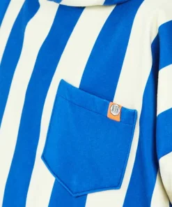 After Essentials Poncho Swim Club Stripes Blue