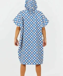 After Essentials Poncho Swim Club Vertigo Bluestar
