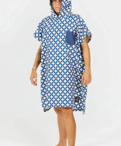 After Essentials Poncho Swim Club Vertigo Bluestar