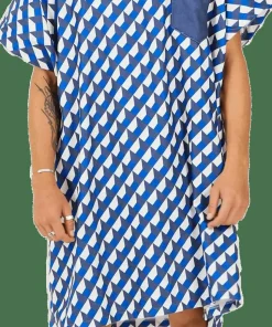 After Essentials Poncho Swim Club Vertigo Blue