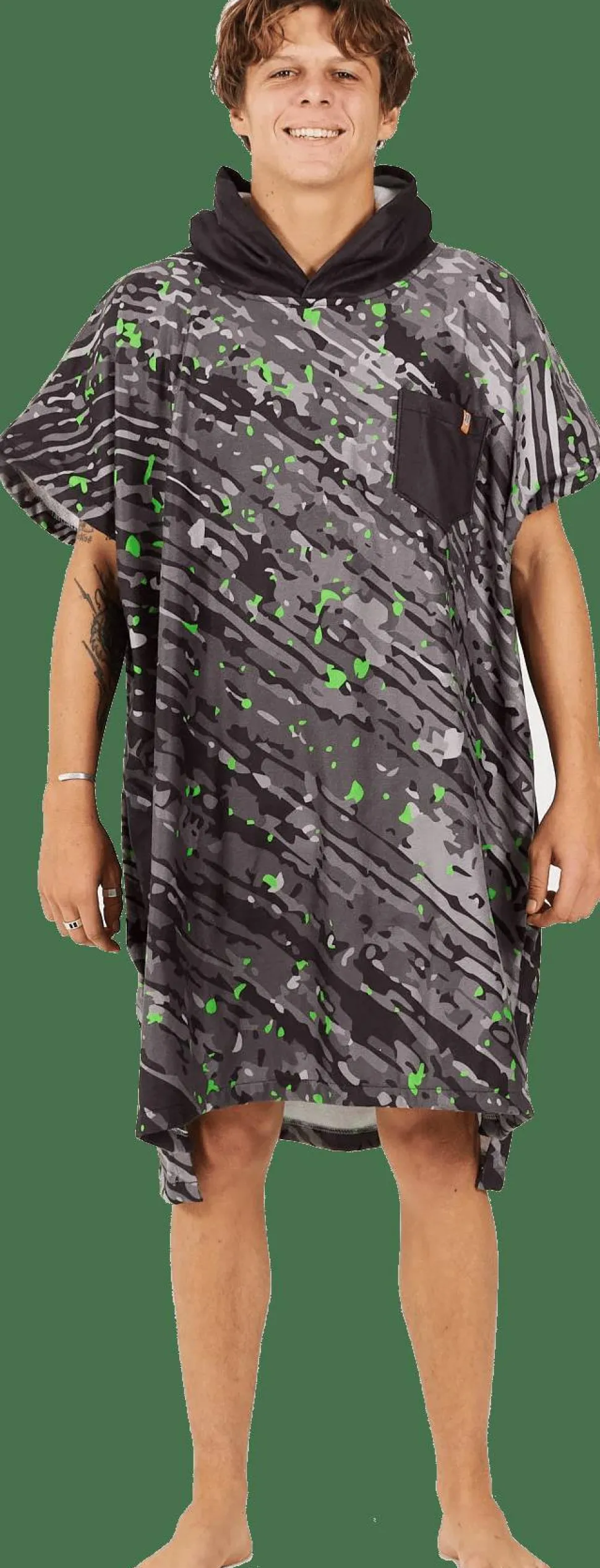 After Essentials Poncho Sport Series Green