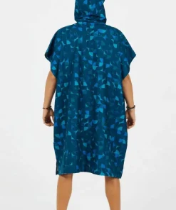 After Essentials Poncho Tech Pocket Blue Star