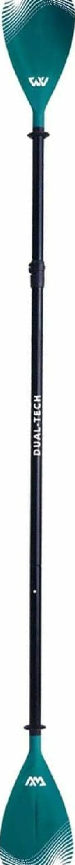Aqua Marina Dual-Tech 2-in-1 Adjustable Aluminum SUP & Kayak Paddle Jade Green