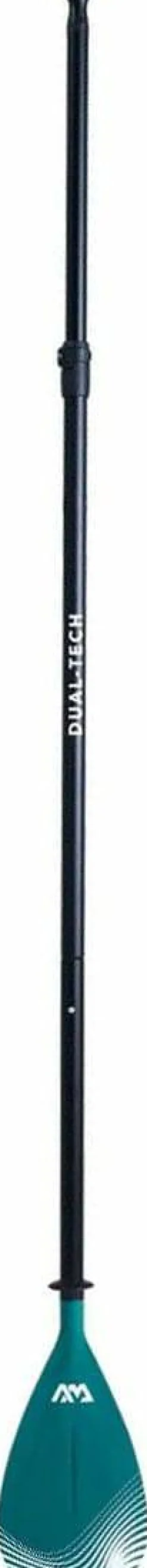 Aqua Marina Dual-Tech 2-in-1 Adjustable Aluminum SUP & Kayak Paddle Jade Green
