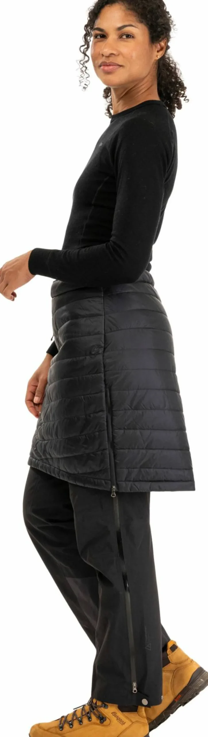 Bergans Women's Røros Insulated Overskirt Black