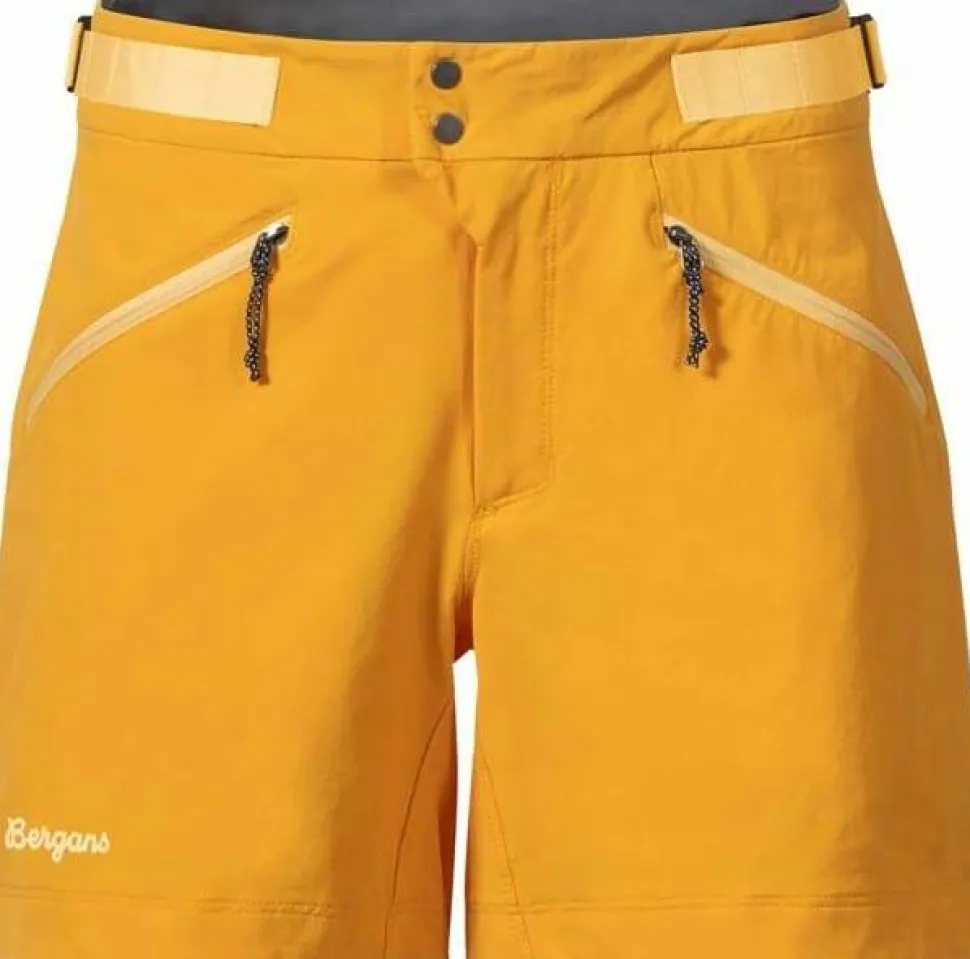 Bergans Women's Tind Softshell Shorts Marigold Yellow
