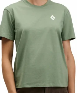 Black Diamond Women's Equipment For Alpinist Ss Tee Laurel Green