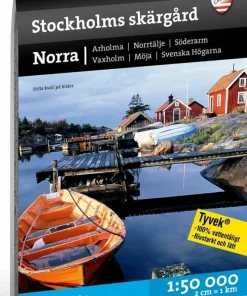 Calazo förlag Stockholms skärgård – Norra 1:50.000 NoColour