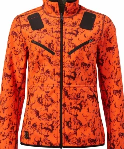 Chevalier Women's Mist Windblocker Reversible Jacket High Vis Orange Deer
