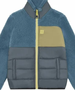 Color Kids Kids' Fleece Jacket With Quilt Coronet Blue