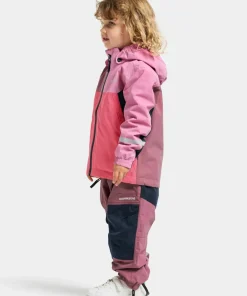 Didriksons Kids' Pilvi Jacket 2 Heather Pink