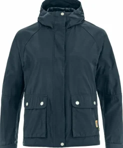 Fjällräven Women's Vardag Vindby Jacket Navy