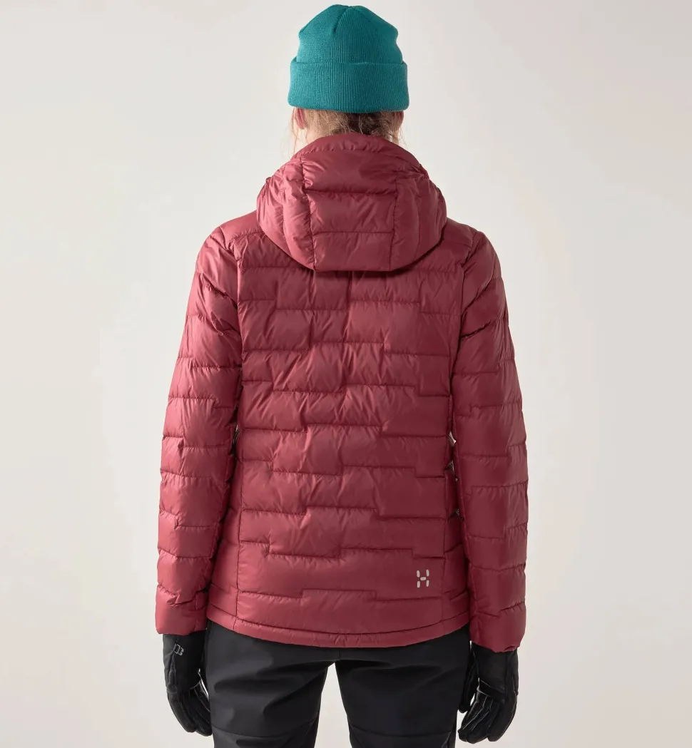 Haglöfs Women's Roc Flash Down Hood Carmine Red