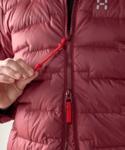 Haglöfs Women's Roc Flash Down Hood Carmine Red