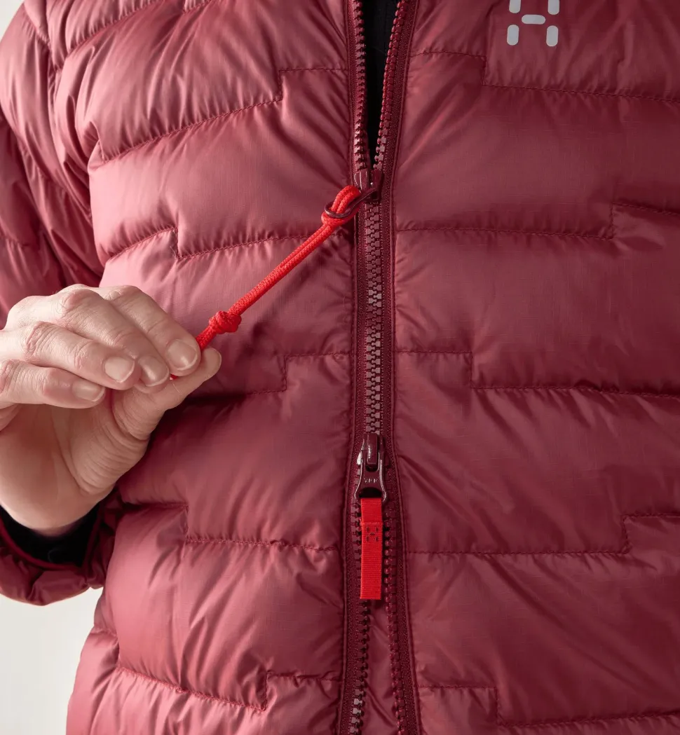 Haglöfs Women's Roc Flash Down Hood Carmine Red
