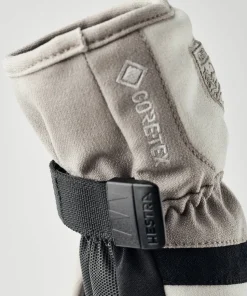 Hestra Juniors' Gore-Tex Atlas 5 Finger Beige