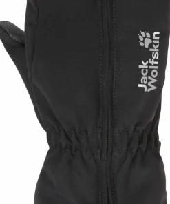 Jack Wolfskin Kids' Easy Zip Mitten Black