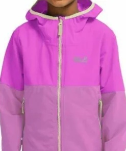 Jack Wolfskin Kids' Sandbird Hooded Jacket Foxglove