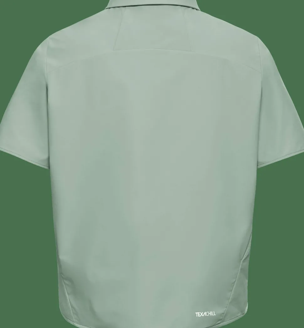 Jack Wolfskin Women's Prelight Suncool Shirt Green Zinnia
