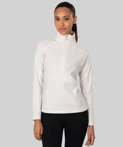 Johaug Women's Fusion Fleece Half Zip Tofu White