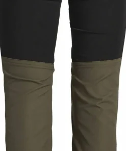 Lundhags Juniors' Fulu Stretch Hybrid Pant Forest Green/Black