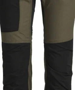 Lundhags Juniors' Fulu Stretch Hybrid Pant Forest Green/Black