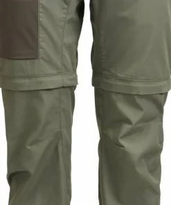 Lundhags Women's Tived Zip-Off Pant Aloe Green/forest Green