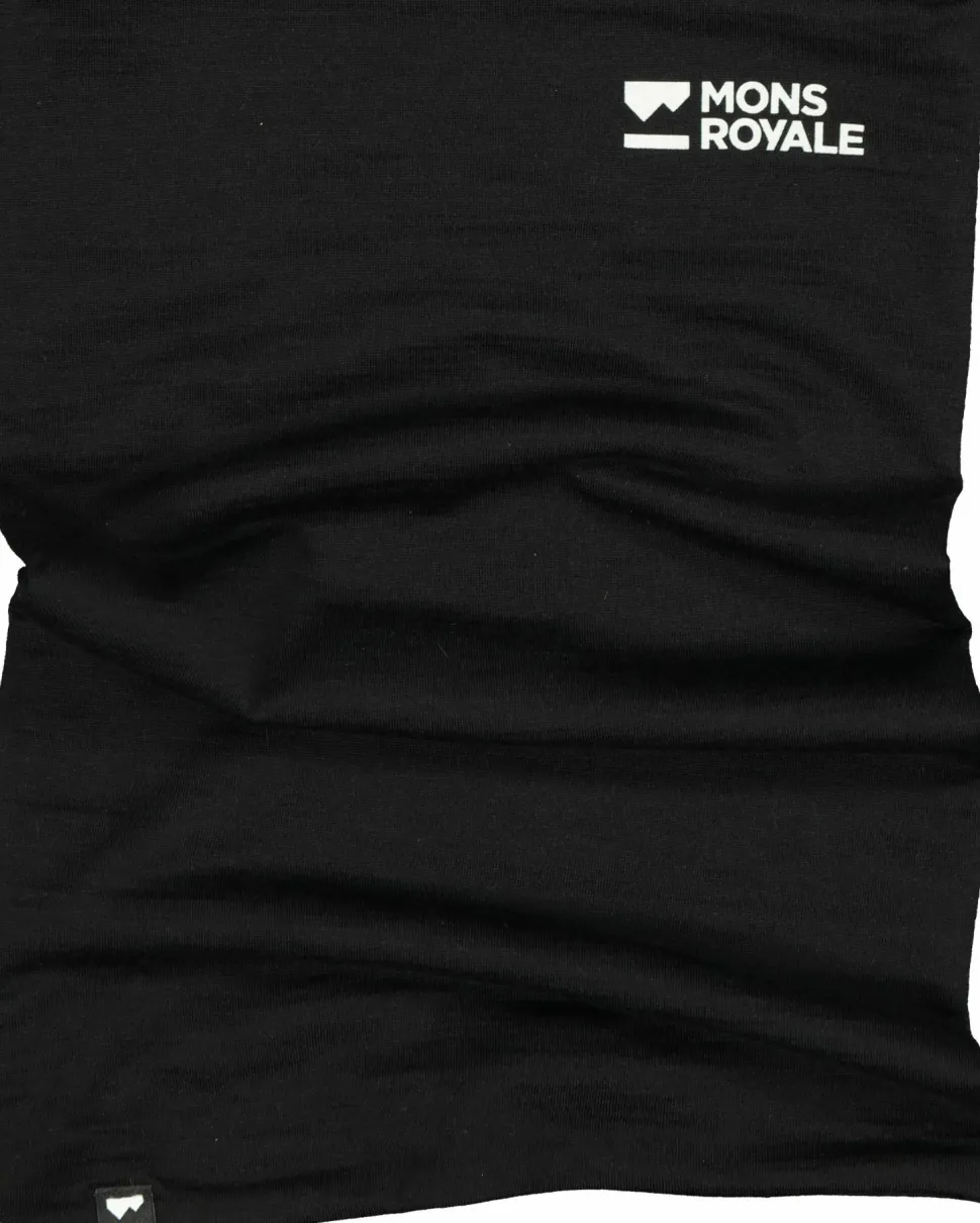 Mons Royale Double Up Neckwarmer Black