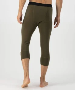 Mons Royale Men's Cascade Merino Flex 200 3/4 Legging Dark Olive