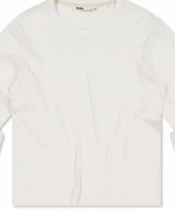 Mons Royale Women's Yonder Merino Organic Cotton Long Sleeve Vintage White
