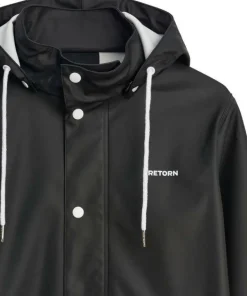 Tretorn Juniors' Wings Rain Jacket Black